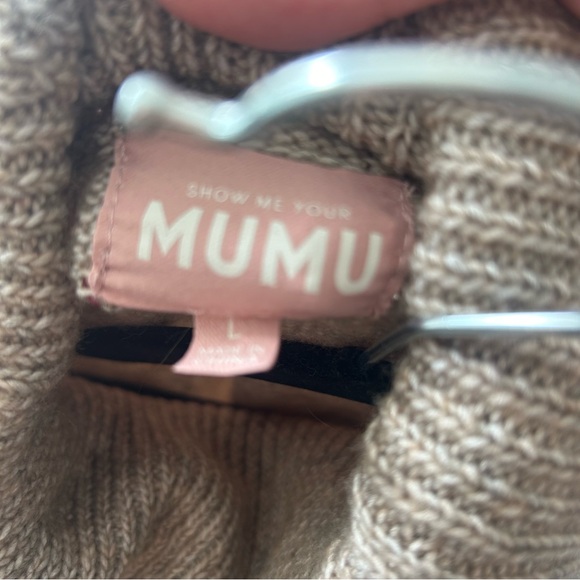 SMYM Chester Sweater Dress in Oatmeal Knit - Picture 6 of 6